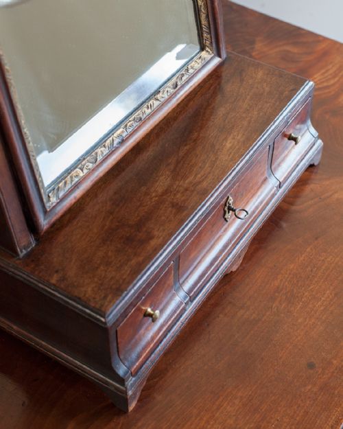 GEORGE III MAHOGANY TOILET MIRROR - ADDITIONAL PHOTO 3