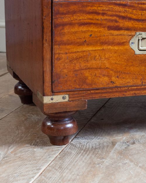 19TH CENTURY TEAK CAMPAIGN CHEST - ADDITIONAL PHOTO 7