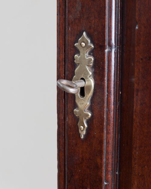 GOOD QUALITY GEORGIAN MAHOGANY WALL CUPBOARD - ADDITIONAL PHOTO 5