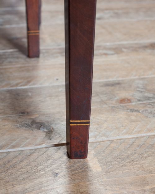 GEORGIAN MAHOGANY SERPENTINE SIDE TABLE - ADDITIONAL PHOTO 6