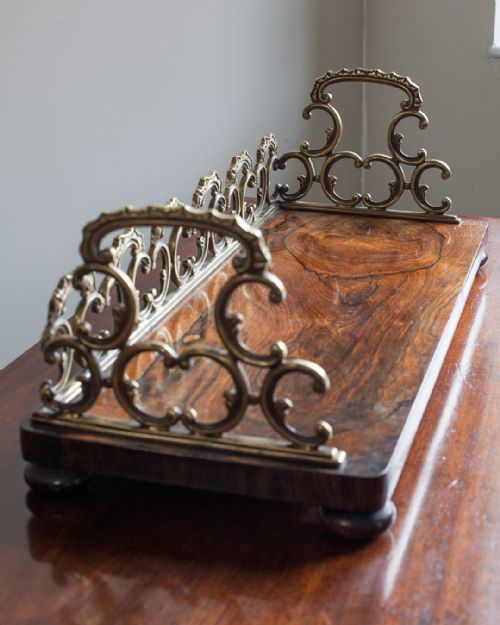 REGENCY ROSEWOOD BOOK CARRIER - ADDITIONAL PHOTO 5