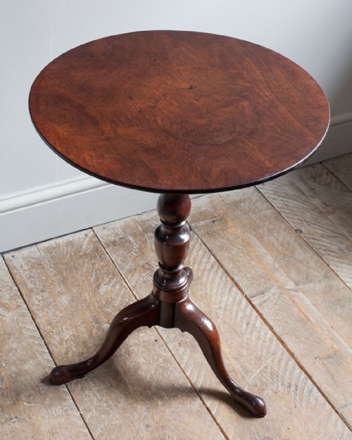 GEORGE III MAHOGANY TRIPOD TABLE - ADDITIONAL PHOTO 3
