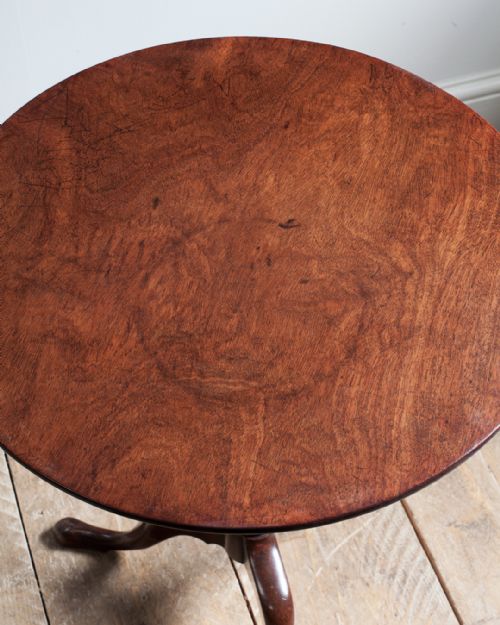 GEORGE III MAHOGANY TRIPOD TABLE - ADDITIONAL PHOTO 5