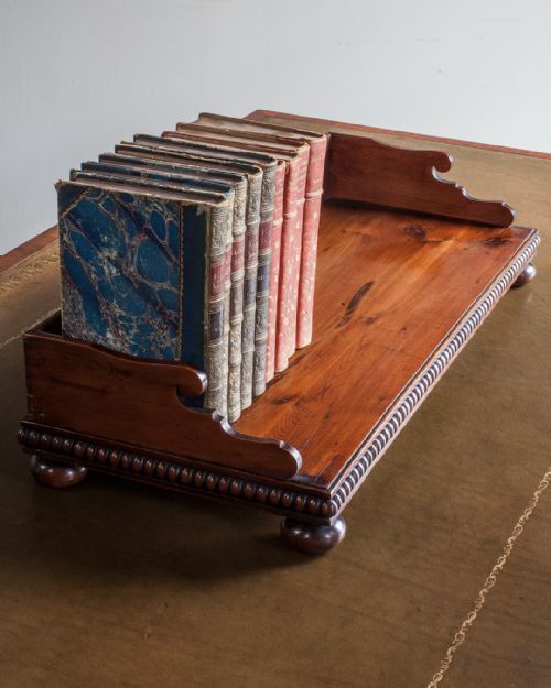 19TH CENTURY YEW WOOD BOOK CARRIER - ADDITIONAL PHOTO 2