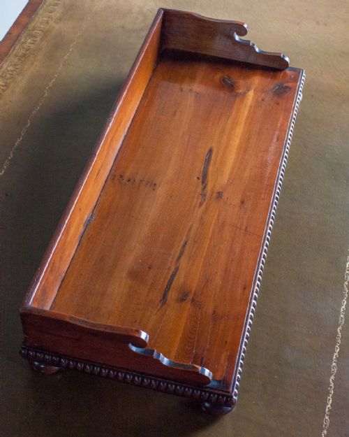 19TH CENTURY YEW WOOD BOOK CARRIER - ADDITIONAL PHOTO 3
