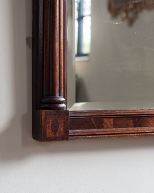 GEORGIAN MAHOGANY PIER MIRROR - ADDITIONAL PHOTO 3