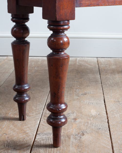 19TH CENTURY MAHOGANY WINDOW SEAT - ADDITIONAL PHOTO 4