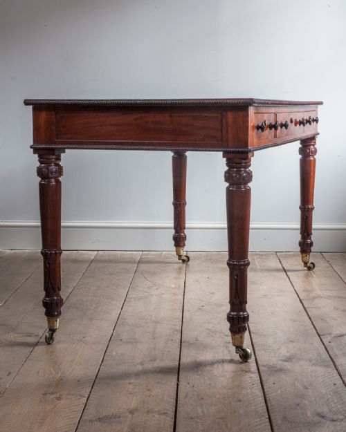 REGENCY MAHOGANY LIBRARY TABLE - ADDITIONAL PHOTO 2