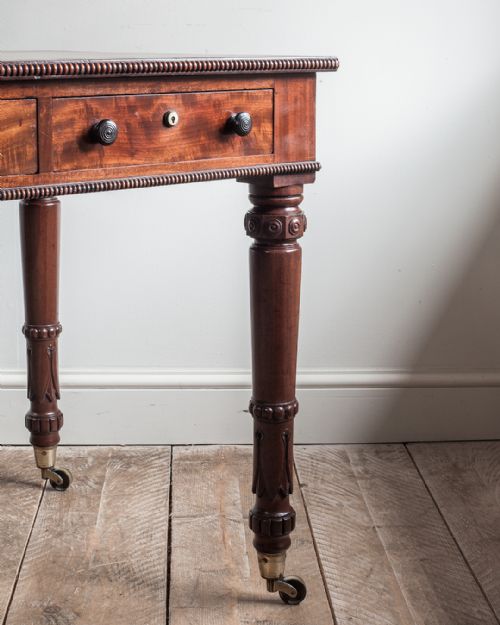 REGENCY MAHOGANY LIBRARY TABLE - ADDITIONAL PHOTO 3