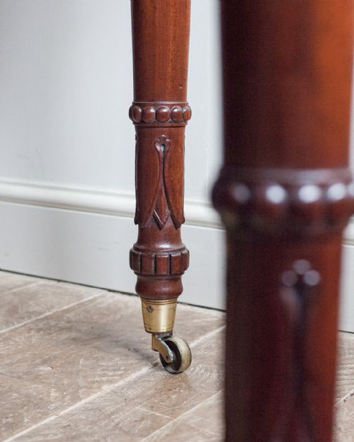 REGENCY MAHOGANY LIBRARY TABLE - ADDITIONAL PHOTO 4