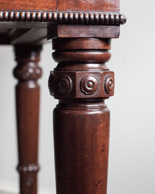 REGENCY MAHOGANY LIBRARY TABLE - ADDITIONAL PHOTO 5