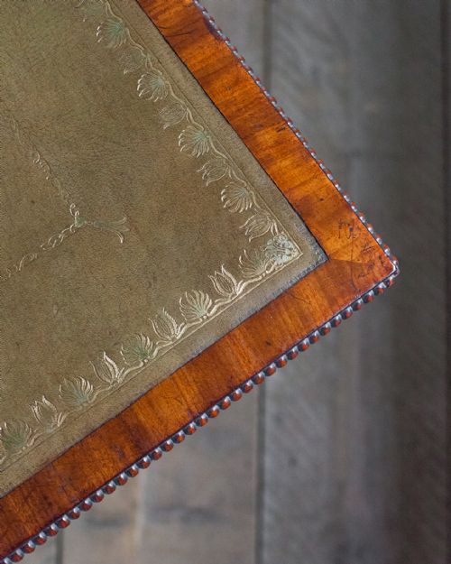 REGENCY MAHOGANY LIBRARY TABLE - ADDITIONAL PHOTO 6