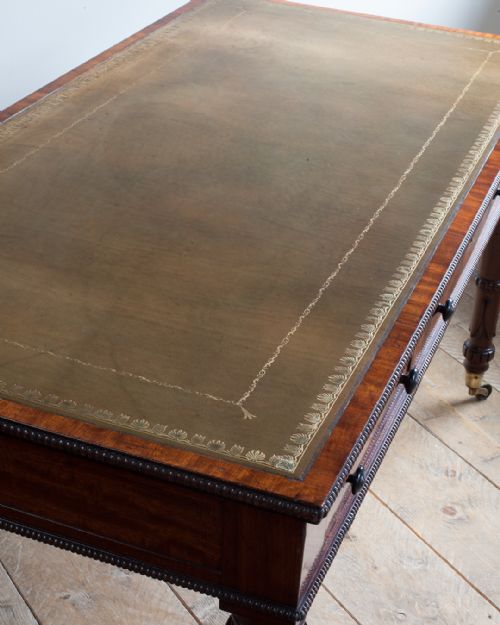 REGENCY MAHOGANY LIBRARY TABLE - ADDITIONAL PHOTO 7