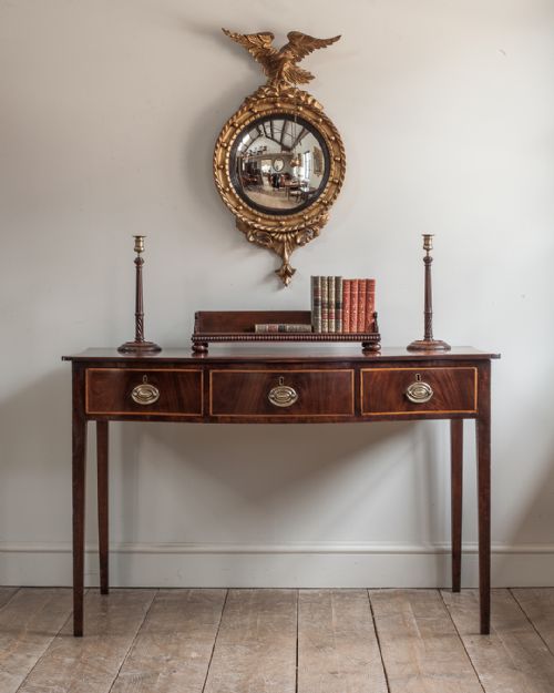 19TH CENTURY GILT CONVEX MIRROR - ADDITIONAL PHOTO 4