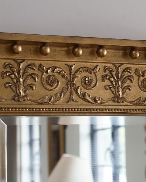 19TH CENTURY GILT OVERMANTEL MIRROR - ADDITIONAL PHOTO 3