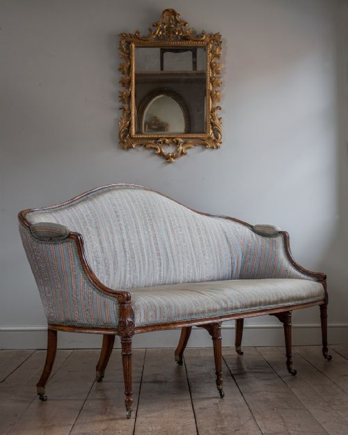 GEORGE III CAMEL BACK SETTEE - ADDITIONAL PHOTO 1