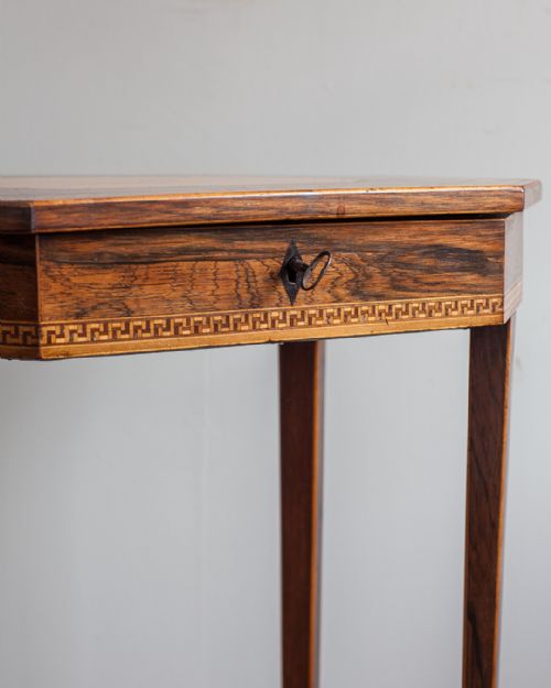 GEORGE III ROSEWOOD OCTAGONAL WORK TABLE - ADDITIONAL PHOTO 4