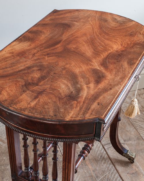 LATE REGENCY MAHOGANY WORK TABLE - ADDITIONAL PHOTO 2