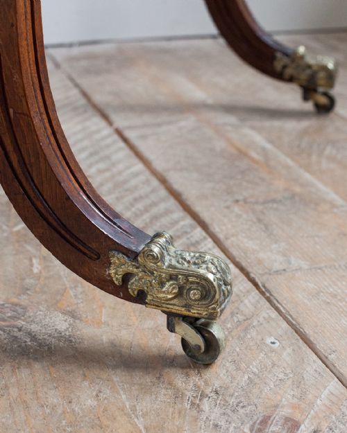 LATE REGENCY MAHOGANY WORK TABLE - ADDITIONAL PHOTO 5