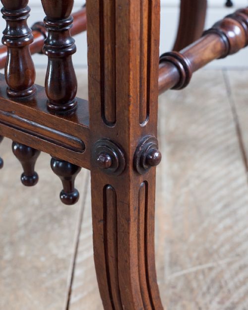 LATE REGENCY MAHOGANY WORK TABLE - ADDITIONAL PHOTO 6