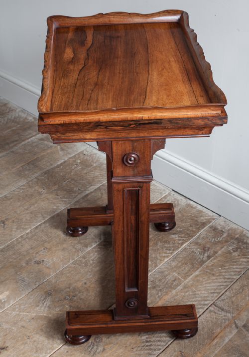 REGENCY ROSEWOOD SEWING TABLE - ADDITIONAL PHOTO 1