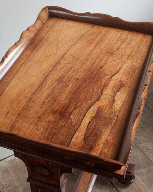 REGENCY ROSEWOOD SEWING TABLE - ADDITIONAL PHOTO 2