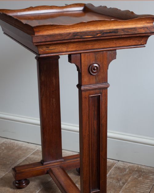 REGENCY ROSEWOOD SEWING TABLE - ADDITIONAL PHOTO 5