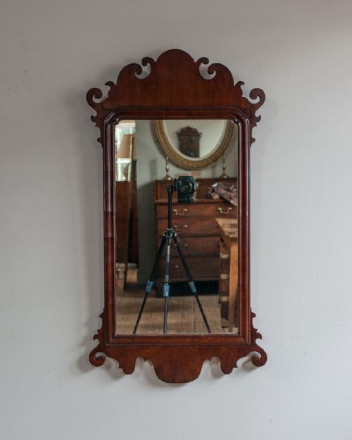 george iii mahogany fret mirror - CATEGORY: ANTIQUE MIRRORS - DATED 18TH CENTURY
