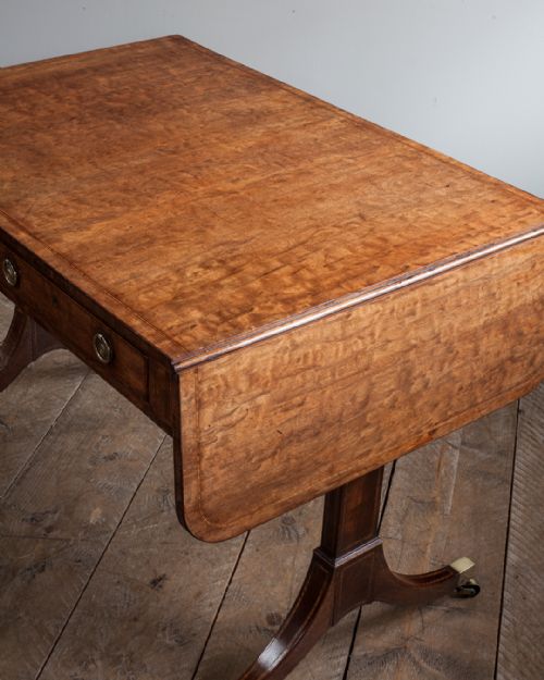 REGENCY MAHOGANY SOFA TABLE - ADDITIONAL PHOTO 3
