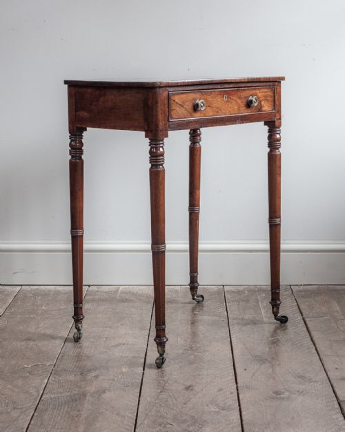 small regency rosewood side table - CATEGORY: ANTIQUE TABLES - DATED REGENCY