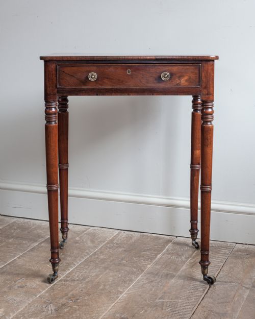 SMALL REGENCY ROSEWOOD SIDE TABLE - ADDITIONAL PHOTO 1