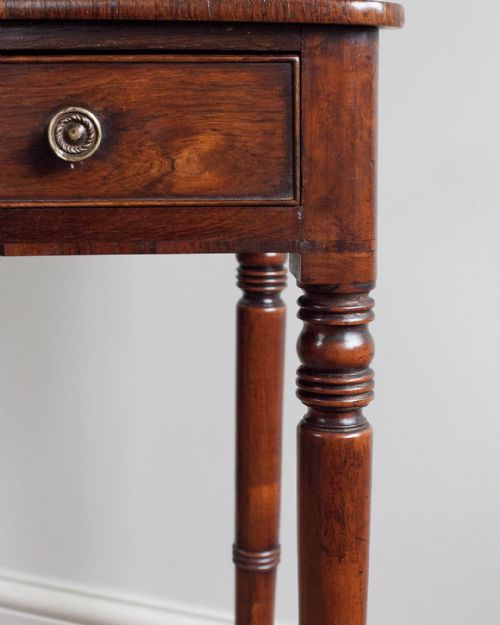 SMALL REGENCY ROSEWOOD SIDE TABLE - ADDITIONAL PHOTO 5