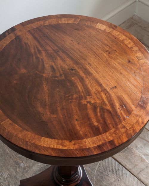 WILLIAM IV MAHOGANY LAMP TABLE - ADDITIONAL PHOTO 1
