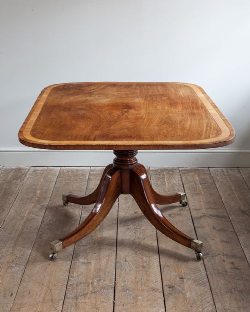 REGENCY MAHOGANY BREAKFAST TABLE - ADDITIONAL PHOTO 1