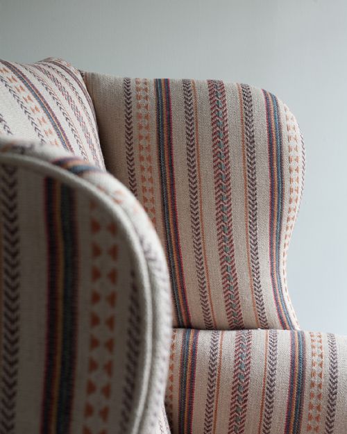GEORGE III MAHOGANY WING BACK ARM CHAIR - ADDITIONAL PHOTO 5
