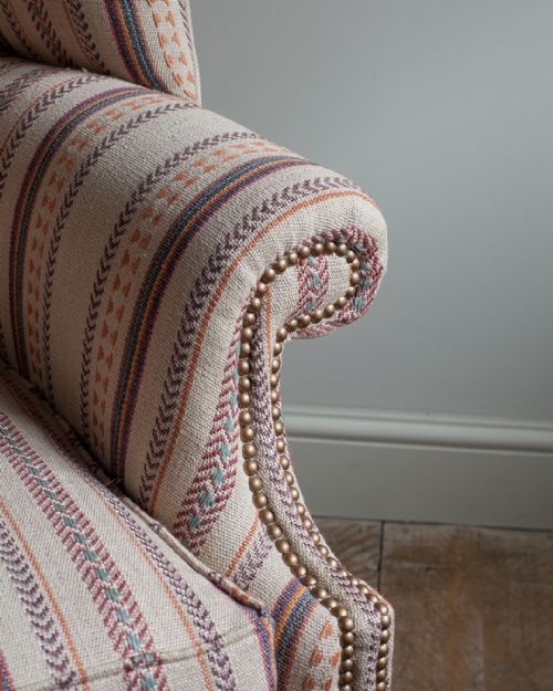 GEORGE III MAHOGANY WING BACK ARM CHAIR - ADDITIONAL PHOTO 6