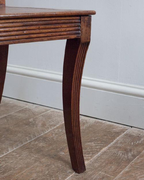REGENCY MAHOGANY HALL CHAIR - ADDITIONAL PHOTO 5