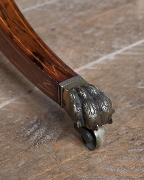 REGENCY ROSEWOOD SOFA TABLE - ADDITIONAL PHOTO 6