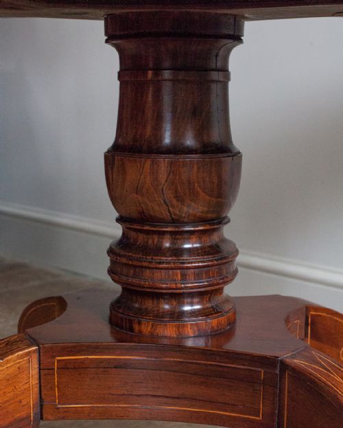 REGENCY ROSEWOOD SOFA TABLE - ADDITIONAL PHOTO 7