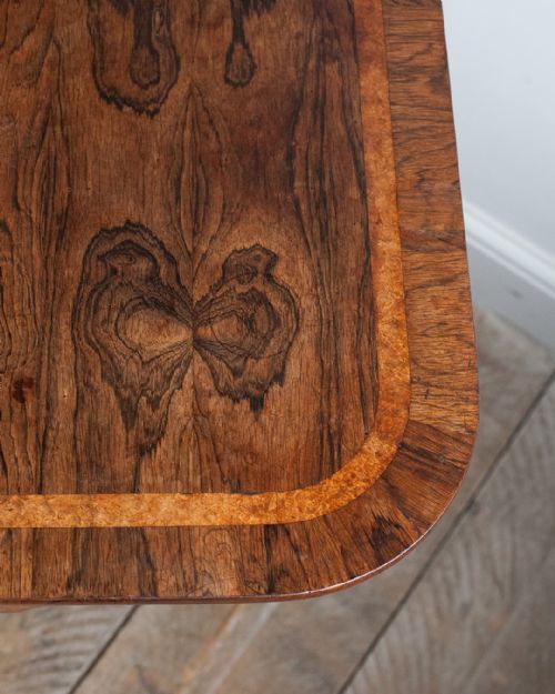 REGENCY ROSEWOOD SOFA TABLE - ADDITIONAL PHOTO 8