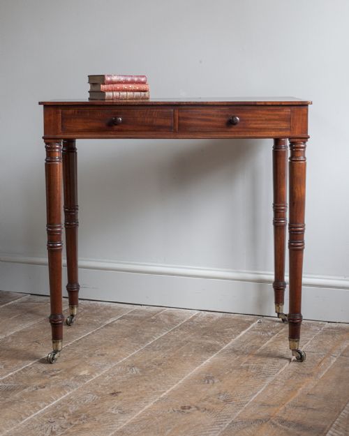 REGENCY MAHOGANY CHAMBER WRITING TABLE - ADDITIONAL PHOTO 1