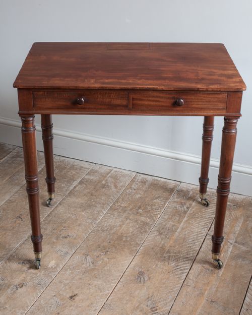 REGENCY MAHOGANY CHAMBER WRITING TABLE - ADDITIONAL PHOTO 2
