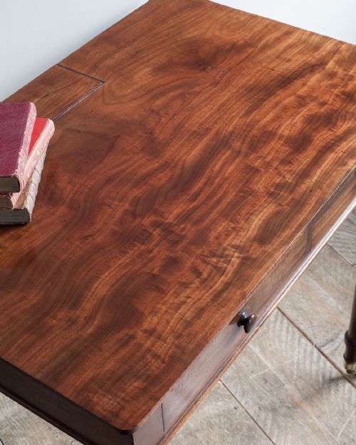 REGENCY MAHOGANY CHAMBER WRITING TABLE - ADDITIONAL PHOTO 4