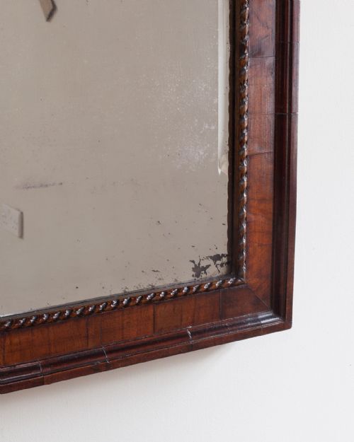 19TH CENTURY MAHOGANY WALL MIRROR - ADDITIONAL PHOTO 2
