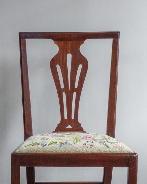 SET OF EIGHT FINE QUALITY GEORGE III DINING CHAIRS - ADDITIONAL PHOTO 5