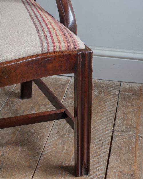 CHIPPENDALE PERIOD MAHOGANY CARVER CHAIR - ADDITIONAL PHOTO 6