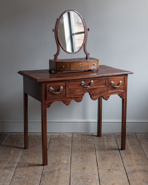 GEORGE III MAHOGANY TOILET MIRROR - ADDITIONAL PHOTO 2