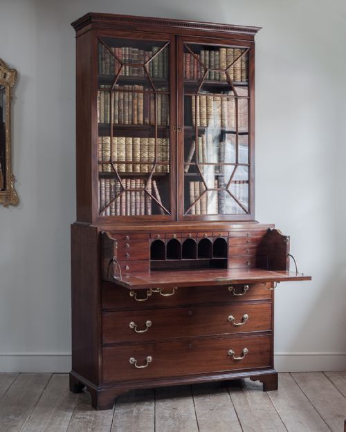 GILLOWS SECRETAIRE BOOKCASE - ADDITIONAL PHOTO 2