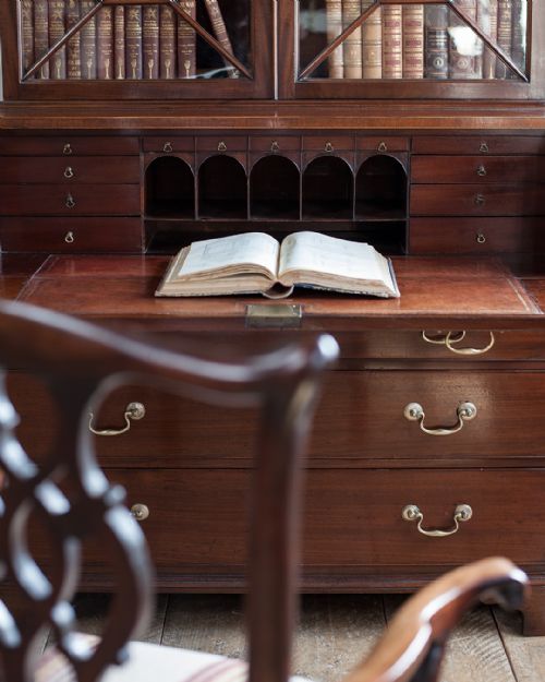 GILLOWS SECRETAIRE BOOKCASE - ADDITIONAL PHOTO 5