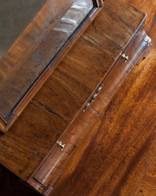 GEORGE III WALNUT TOILET MIRROR - ADDITIONAL PHOTO 3